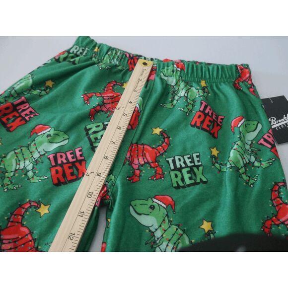 Brooklyn Cloth Youth Boys Christmas Pajama Pants Size 14/16 “Tree Rex” - Picture 7 of 12